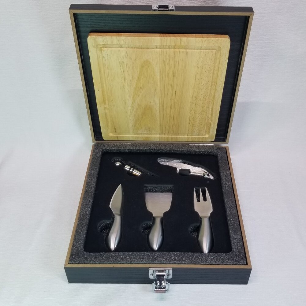 Cheese Gift Wine Gifts Knife Set Cutting Board Wine Tool
